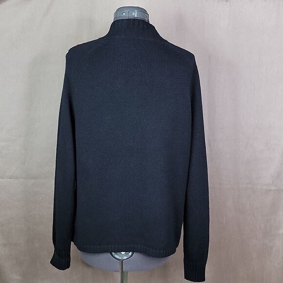 ×B MOSS Floral Embroidered‎ Cardigan Sweater Large - Picture 6 of 7